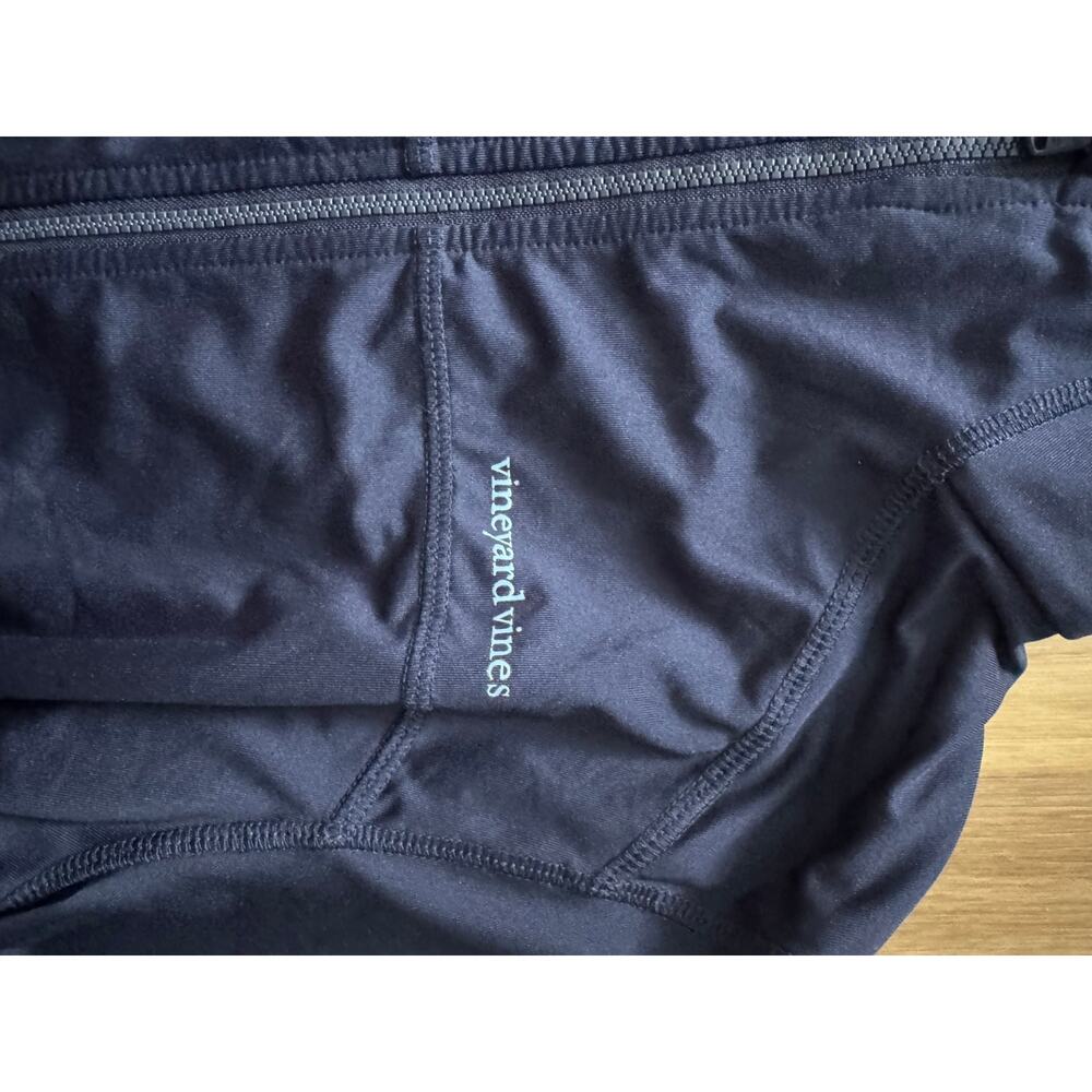 Vineyard Vines Performance Full Zip Athletic Jacket Navy Size L - Picture 3 of 3